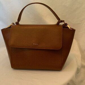 Lauren Ralph Lauren Structured Leather Satchel – As New